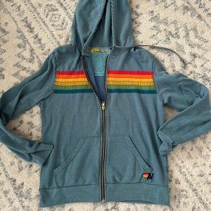 Aviator nation blue sweatshirt